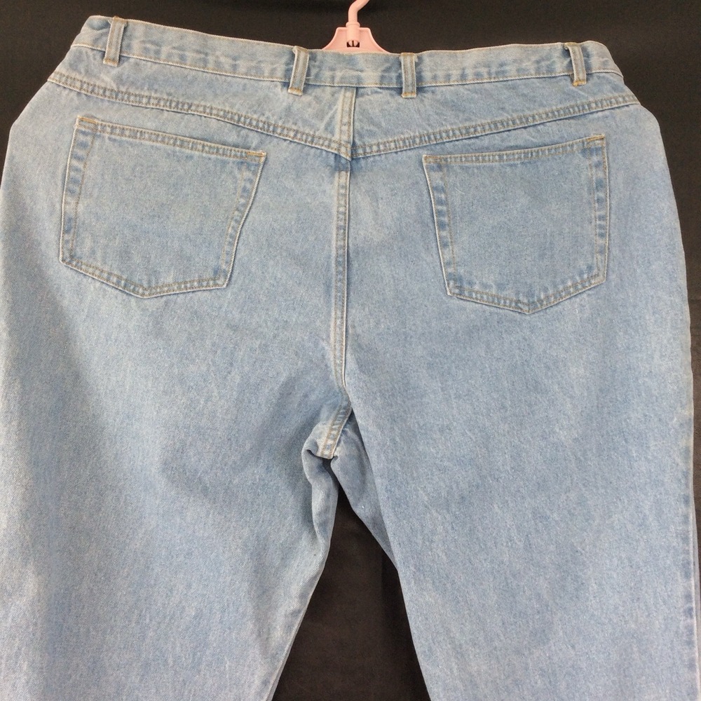 Just My Size Jeans Womens Light Wash Blue Classic Stretch High Rise Cotton 24P - Picture 4 of 9